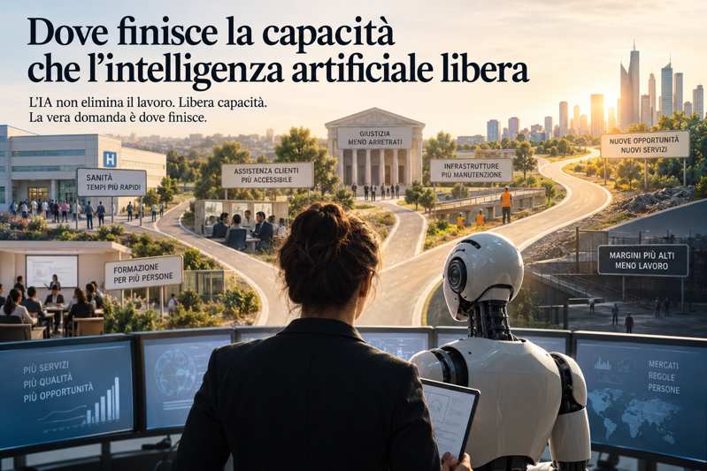 Dove finisce la capacità che l'intelligenza artificiale libera